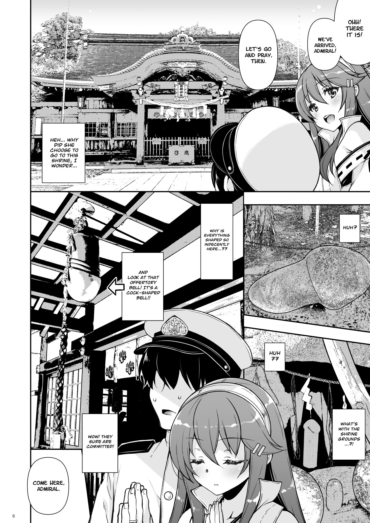 Hentai Manga Comic-I Will Engage in a Knock Up Night Battle with Haruna!!-Read-4